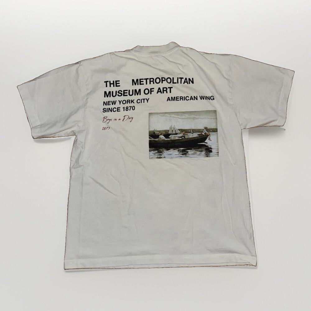 The Met x PacSun Boys In A Day Art T-Shirt White Medium 21x15